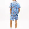 Chemise de camp en popeline imprimée Tommy Jeans