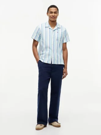 Chemise de camp en sergé à coupe classique