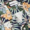Chemise de camp à fleurs tropicales, coupe classique Chemise de camp à fleurs tropicales, coupe classique