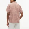 Chemise de camp à imprimé solaire, coupe classique