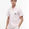 Chemise de camping rayée au toucher papier Chemise de camping rayée au toucher papier