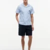 Chemise de camping rayée au toucher papier Chemise de camping rayée au toucher papier