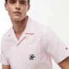 Chemise de camping rayée au toucher papier Chemise de camping rayée au toucher papier