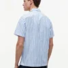 Chemise de camping rayée au toucher papier Chemise de camping rayée au toucher papier