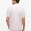 Chemise de camping rayée au toucher papier Chemise de camping rayée au toucher papier