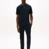 Chemise de nuit Henley en jersey suédé Chemise de nuit Henley en jersey suédé