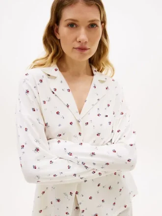 Chemise de nuit à imprimé floral