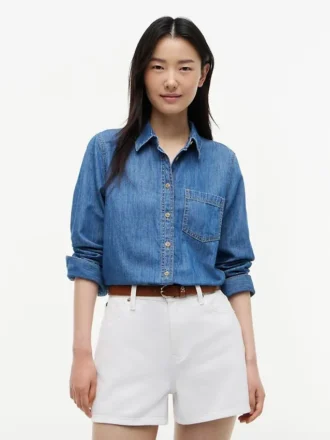Chemise en chambray