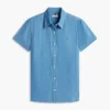 Chemise en chambray à manches bouffantes Chemise en chambray à manches bouffantes