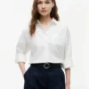 Chemise en coton coupe décontractée Chemise en coton coupe décontractée