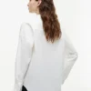Chemise en coton coupe décontractée Chemise en coton coupe décontractée