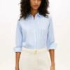 Chemise en crêpe rayée Chemise en crêpe rayée