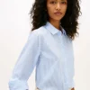 Chemise en crêpe rayée Chemise en crêpe rayée