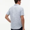 Chemise en lin à imprimé voile, coupe Regular Chemise en lin à imprimé voile, coupe Regular