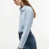 Chemise en lin mélangé avec monogramme sur toute la surface Chemise en lin mélangé avec monogramme sur toute la surface