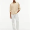 Chemise en lin mélangé, coupe classique Chemise en lin mélangé, coupe classique