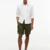 Chemise en lin mélangé, coupe classique Chemise en lin mélangé, coupe classique