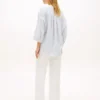 Chemise en lin sans col Chemise en lin sans col