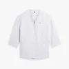 Chemise en lin sans col Chemise en lin sans col