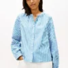 Chemise en popeline sans col Chemise en popeline sans col
