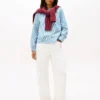 Chemise en popeline sans col Chemise en popeline sans col