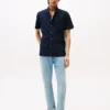Chemise en seersucker coupe classique