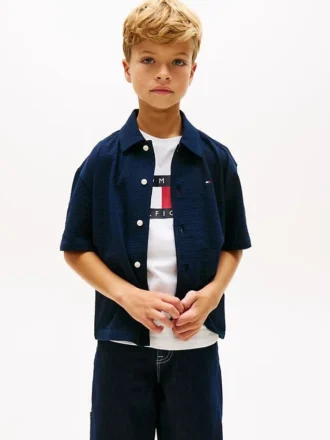 Chemise en seersucker pour enfant