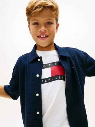 Chemise en seersucker pour enfant