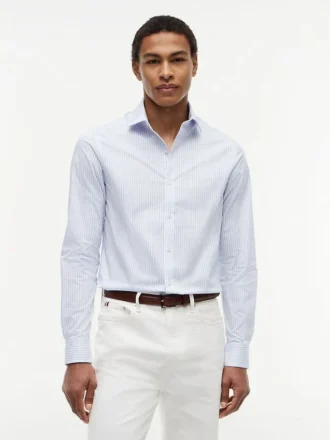 Chemise habillée à rayures THFlex coupe ajustée