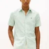 Chemise imprimée en coton et lin Chemise imprimée en coton et lin