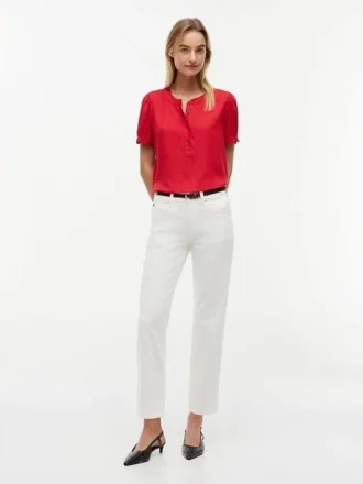 Chemise légère à fronces