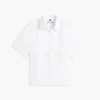 Chemise à manches courtes en mélange de lin Chemise à manches courtes en mélange de lin