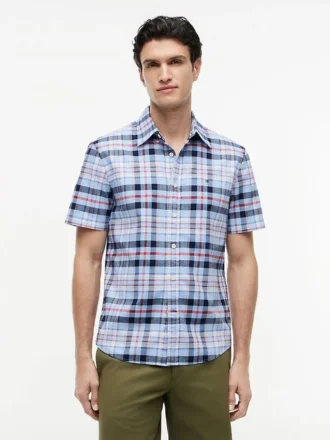 Chemise Oxford à carreaux, coupe classique