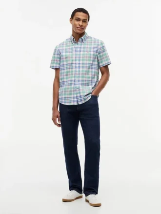 Chemise Oxford à carreaux, coupe classique