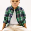 Chemise Oxford à carreaux extensible pour enfant Chemise Oxford à carreaux extensible pour enfant