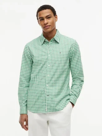 Chemise Oxford à carreaux vichy, coupe classique