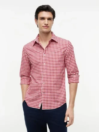 Chemise Oxford à carreaux vichy, coupe classique