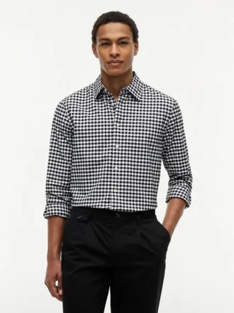 Chemise Oxford à carreaux vichy, coupe classique