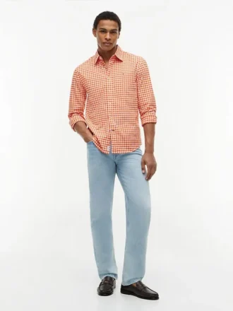 Chemise Oxford à carreaux vichy, coupe classique