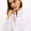 Chemise Oxford courte à volants Chemise Oxford courte à volants
