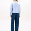 Chemise Oxford courte à volants