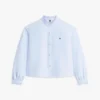 Chemise Oxford courte à volants