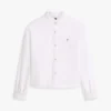 Chemise Oxford courte à volants Chemise Oxford courte à volants