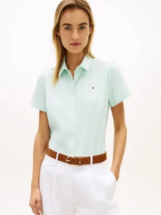 Chemise Oxford à manches courtes