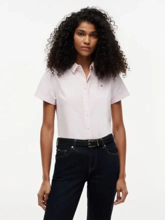 Chemise Oxford à manches courtes