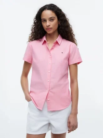 Chemise Oxford à manches courtes