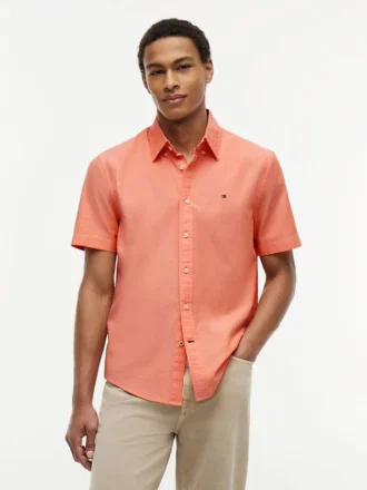 Chemise Oxford à manches courtes, coupe classique