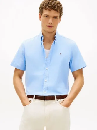 Chemise Oxford à manches courtes, coupe classique