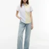 Chemise Oxford stretch à rayures mélangées Chemise Oxford stretch à rayures mélangées