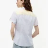 Chemise Oxford stretch à rayures mélangées Chemise Oxford stretch à rayures mélangées